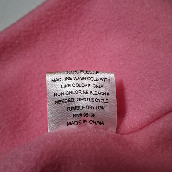 Sesame Street Fleece Scarf Abby Cadabby Character Pink Fringe Winter - Picture 6 of 9